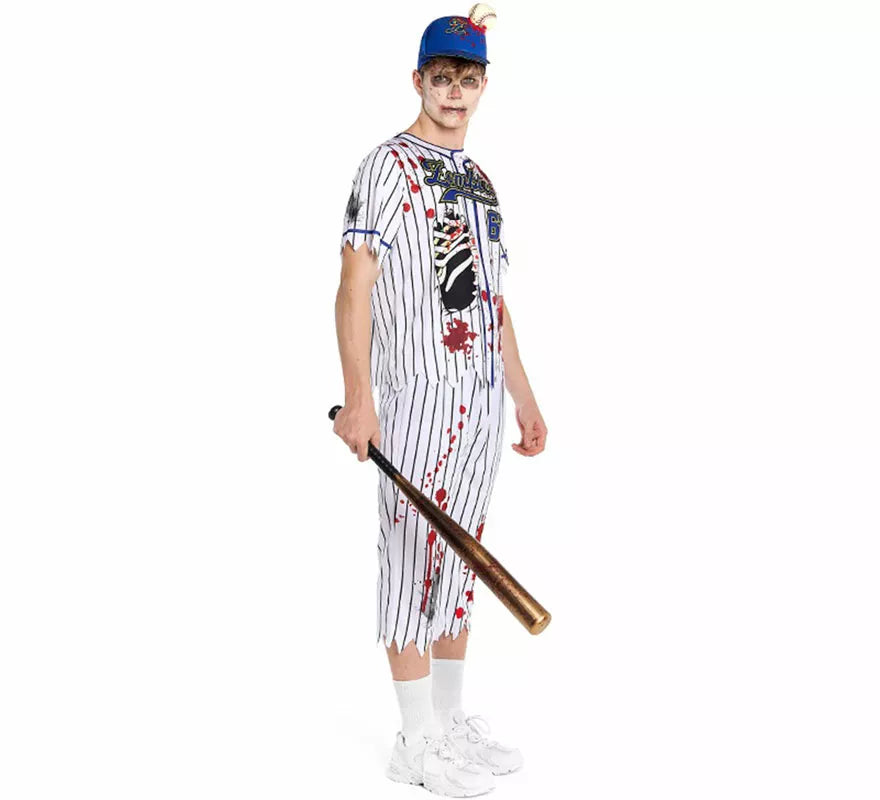 Translation missing: pt-PT.Disfraz de Jugador de Béisbol Zombie para hombre