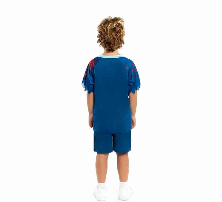 Translation missing: pt-PT.Disfraz de Jugador de Fútbol Zombie para niño