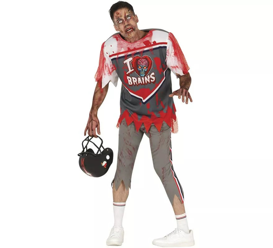 Translation missing: pt-PT.Disfraz de Jugador de Rugby Zombie para hombre