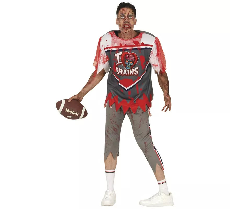 Translation missing: pt-PT.Disfraz de Jugador de Rugby Zombie para hombre