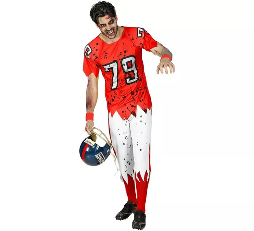 Translation missing: pt-PT.Disfraz de Jugador de Rugby Zombie para hombre
