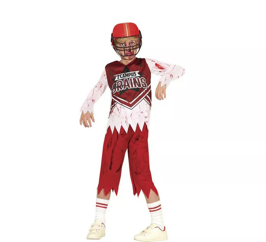 Translation missing: pt-PT.Disfraz de Jugador de Rugby Zombie para niño