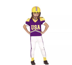 Fato de jogador de futebol americano para menino