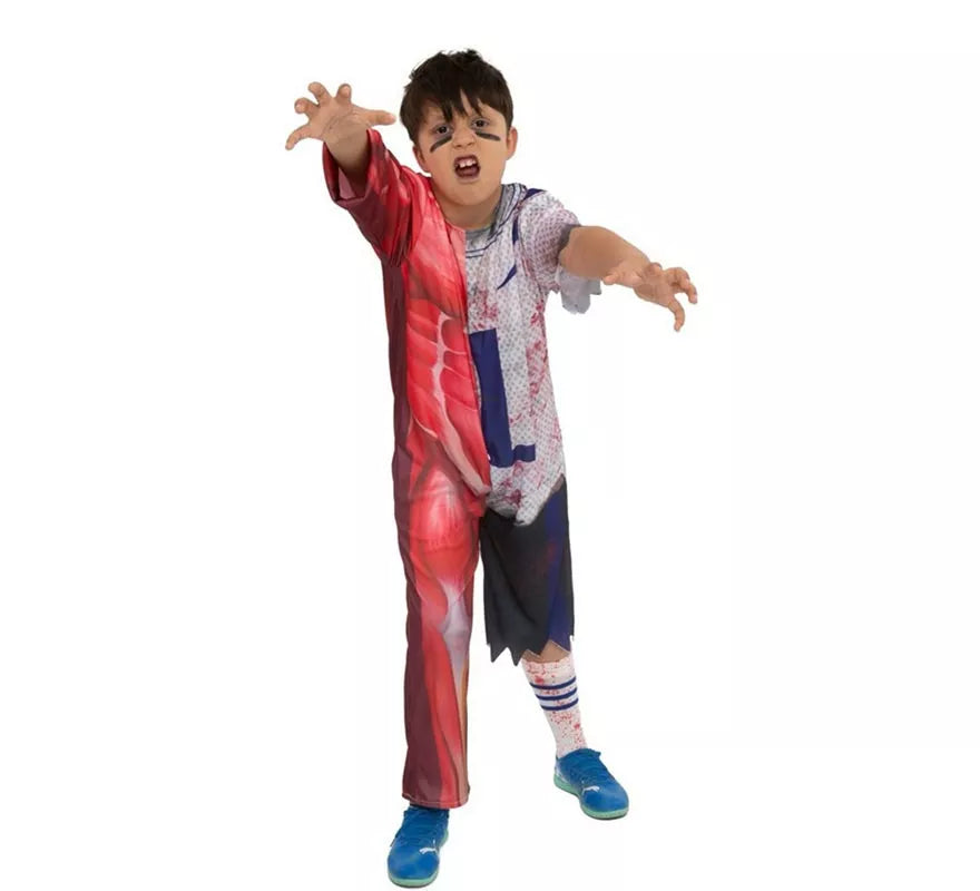 Translation missing: pt-PT.Disfraz de Jugador Zombie número uno para niño