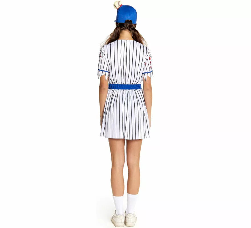 Disfraz de Jugadora de Béisbol Zombie para mujer