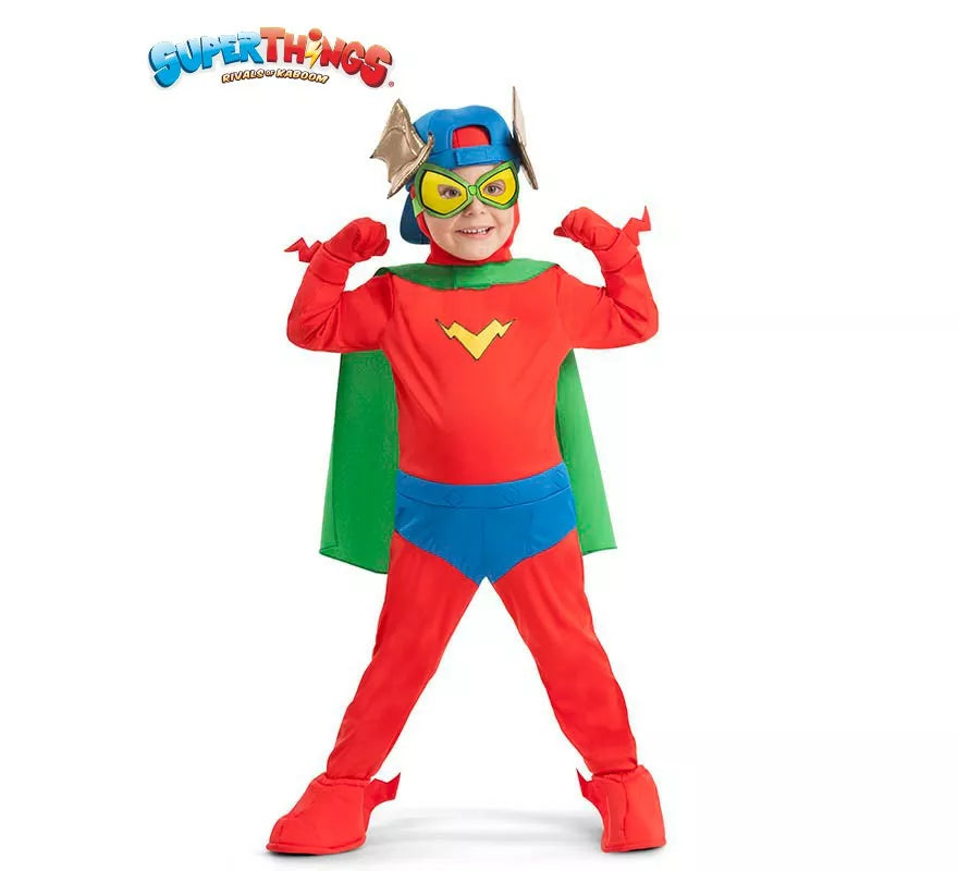 Translation missing: pt-PT.Disfraz de Kid Fury de SuperZings para niños