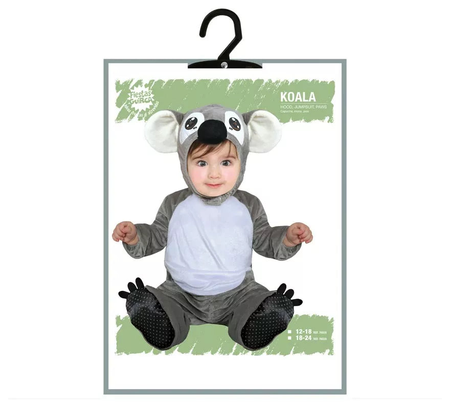 Disfraz de Koala Gris para bebé