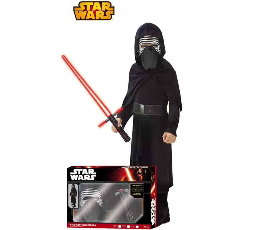 Translation missing: pt-PT.Disfraz de Kylo Ren con espada de Star Wars VII para niño