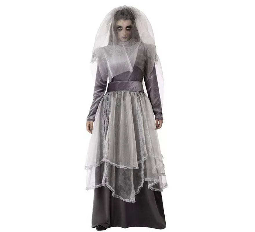 Translation missing: pt-PT.Disfraz de La Llorona gris para mujer