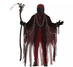 Disfraz de La Muerte Mística rojo para adulto
