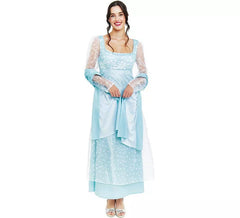 Fato de senhora inglesa azul claro para mulher