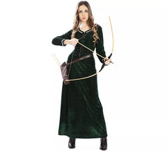 Fato de Lady Marian Robin Hood para mulher