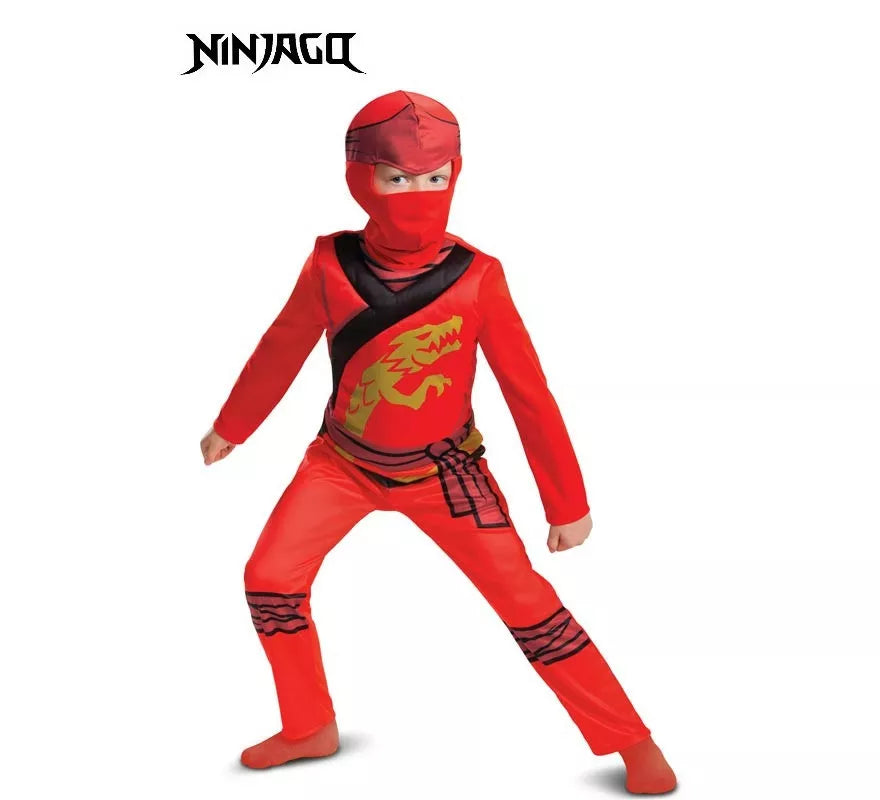 Translation missing: pt-PT.Disfraz de Lego Ninjago rojo Kai Kai para niños