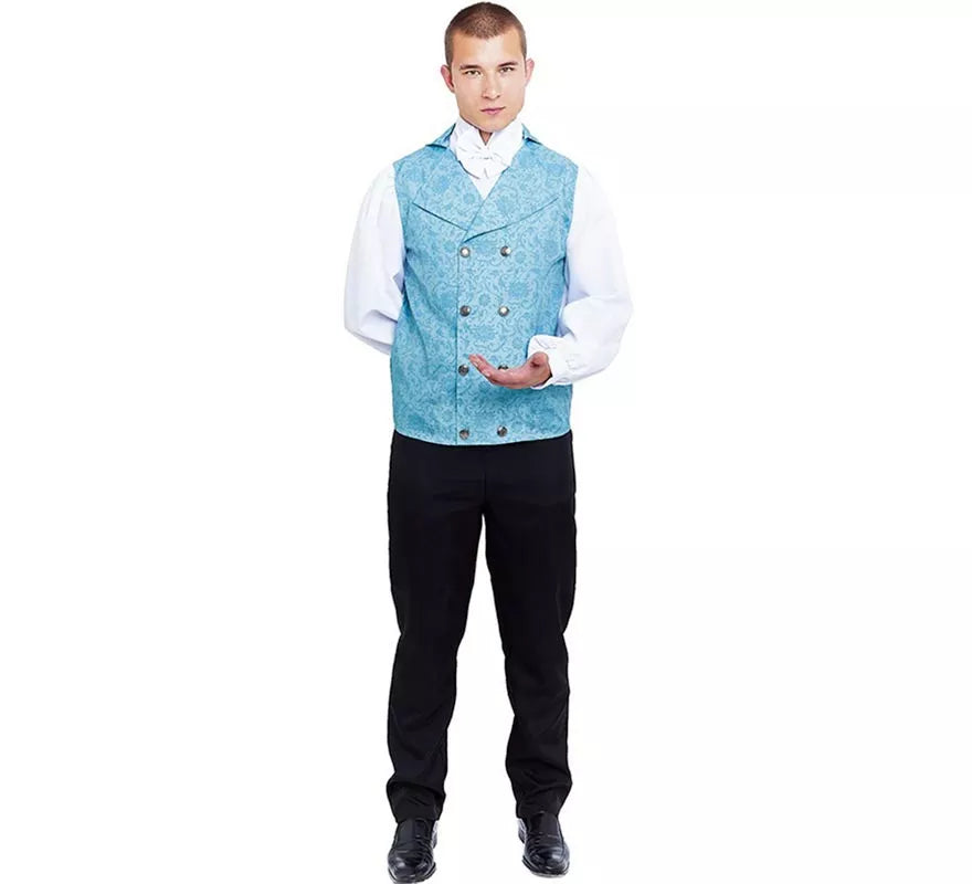 Translation missing: pt-PT.Disfraz de Lord Inglés elegante azul para hombre