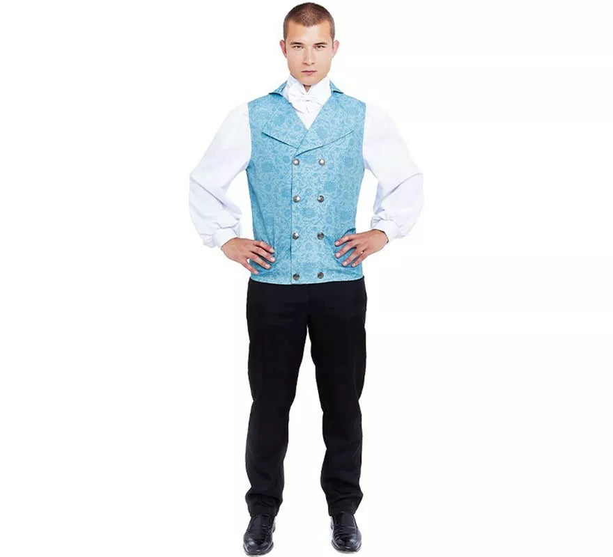 Translation missing: pt-PT.Disfraz de Lord Inglés elegante azul para hombre