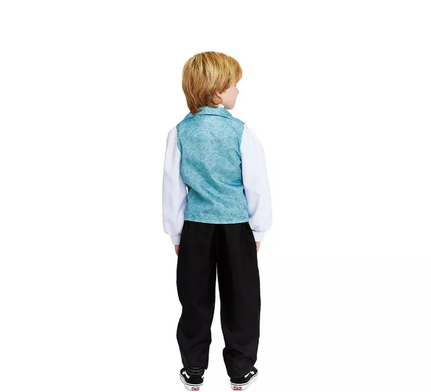 Translation missing: pt-PT.Disfraz de Lord Inglés elegante azul para niño