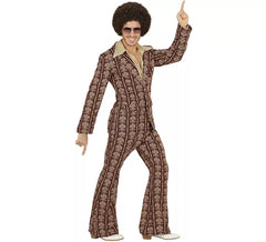 Fato Old School dos anos 70 para homem