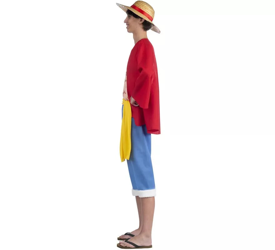 Translation missing: pt-PT.Disfraz de Luffy de One Piece para hombre