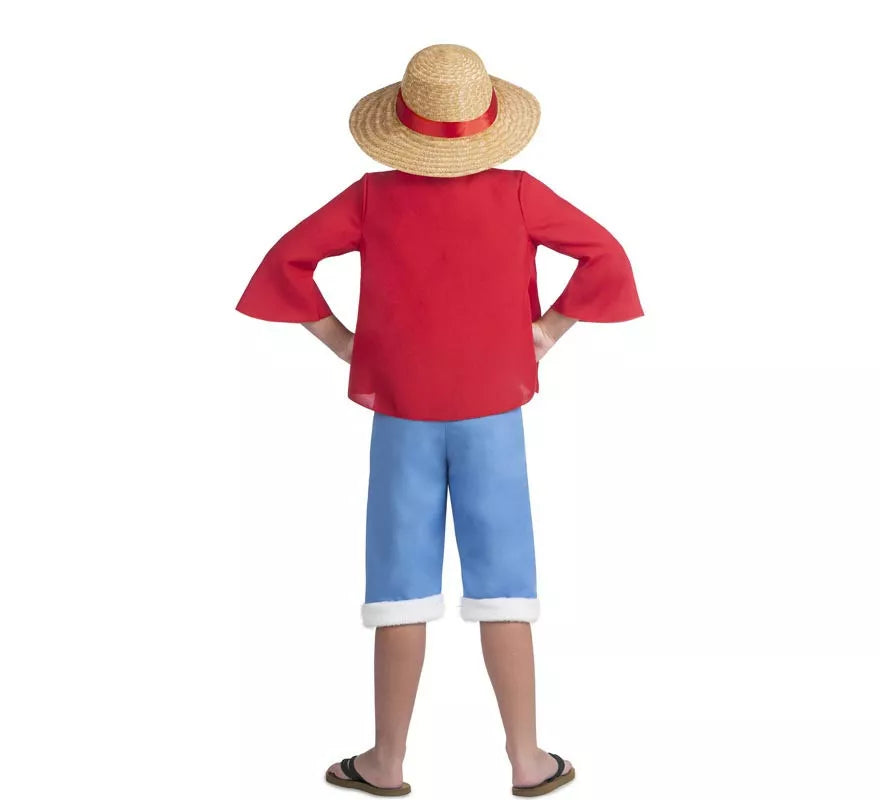 Translation missing: pt-PT.Disfraz de Luffy de One Piece para niño