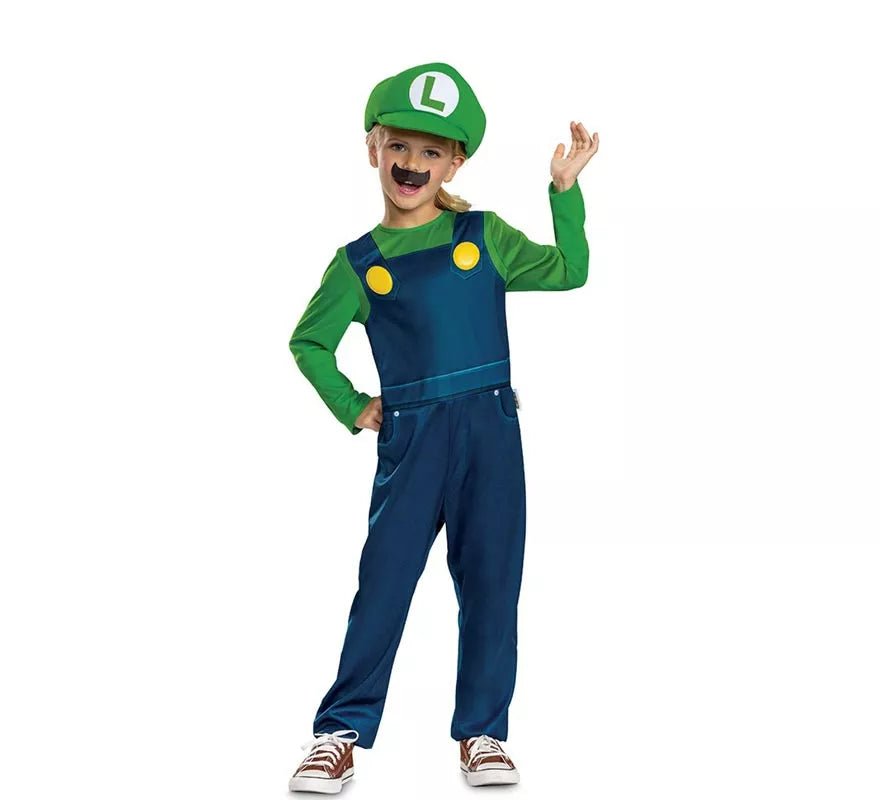 Translation missing: pt-PT.Disfraz de Luigi de Super Mario de Nintendo para niños