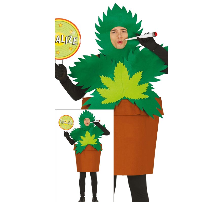 Translation missing: pt-PT.Disfraz de Maceta Planta de Marihuana para hombre