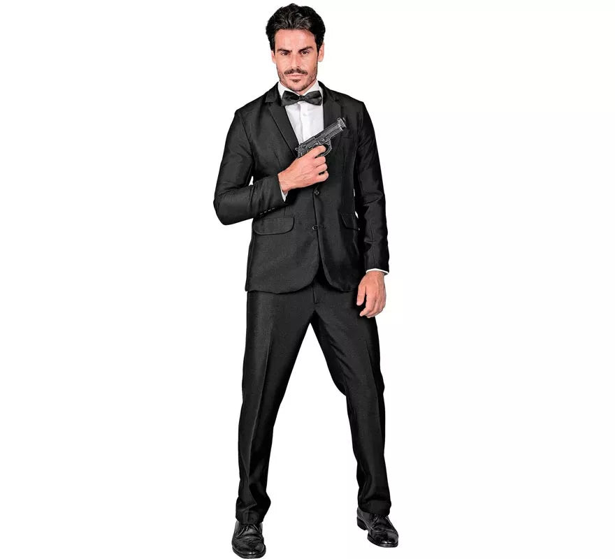 Translation missing: pt-PT.Disfraz de Mafioso elegante negro para hombre