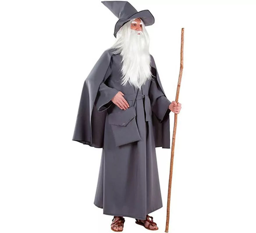 Translation missing: pt-PT.Disfraz de Mago Gris para hombre