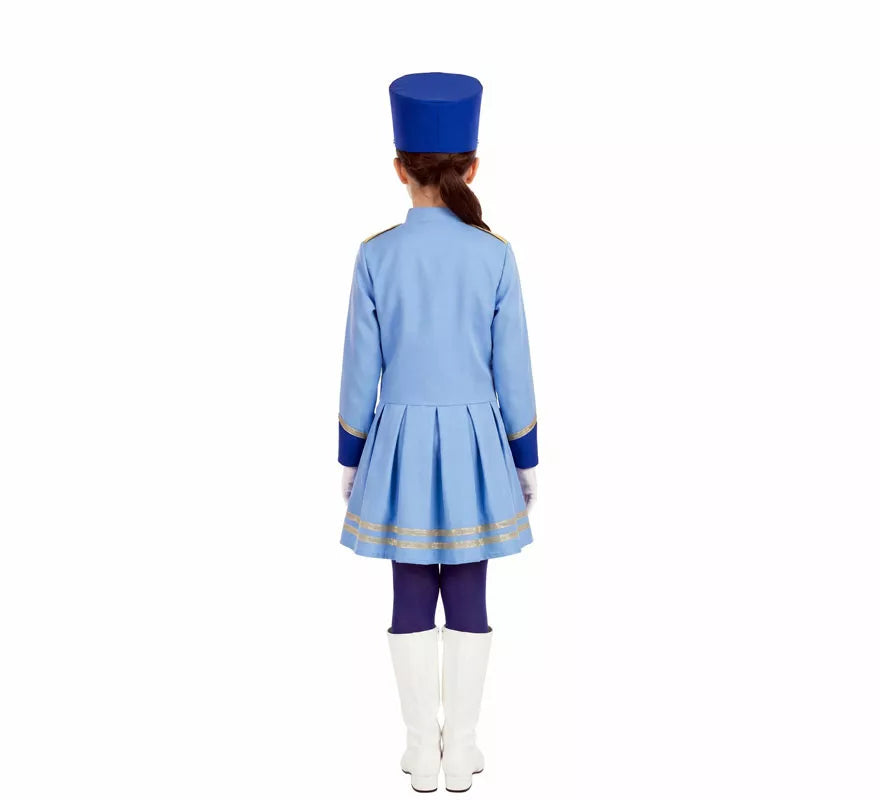 Translation missing: pt-PT.Disfraz de Majorette azul para niña