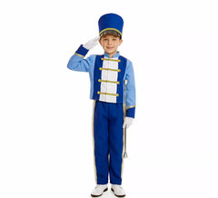 Fato Majorette azul para criança