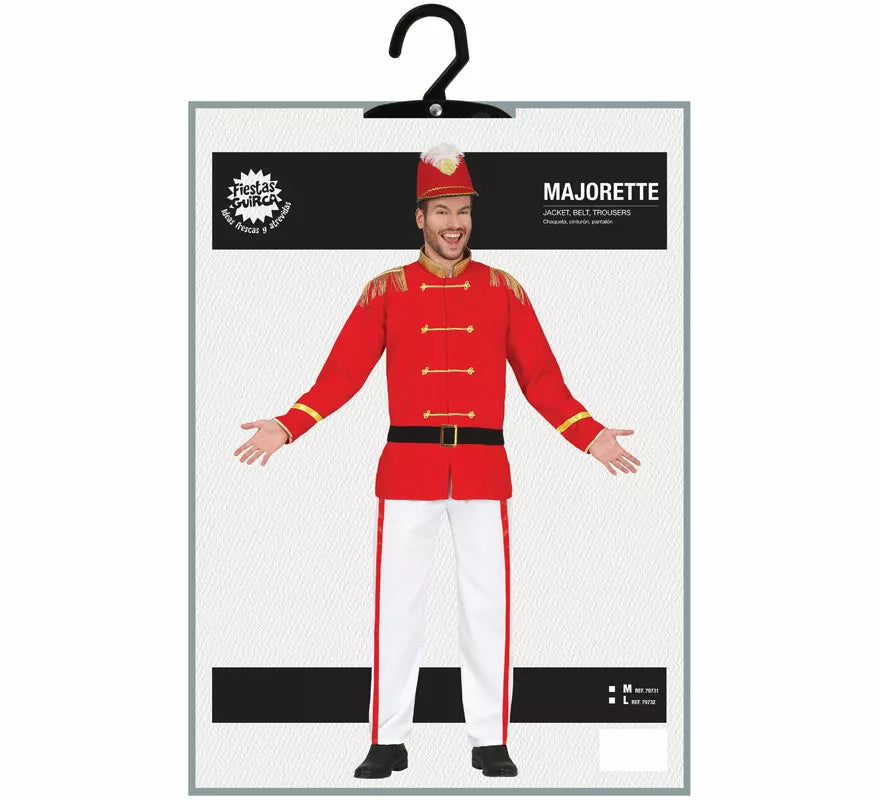 Translation missing: pt-PT.Disfraz de Majorette o Soldadito de Plomo para hombre