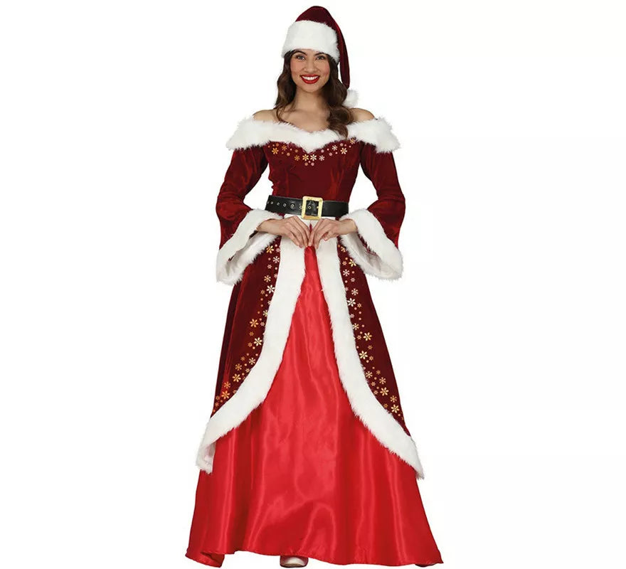 Translation missing: pt-PT.Disfraz de Mamá Noel con Vestido Largo para Mujer