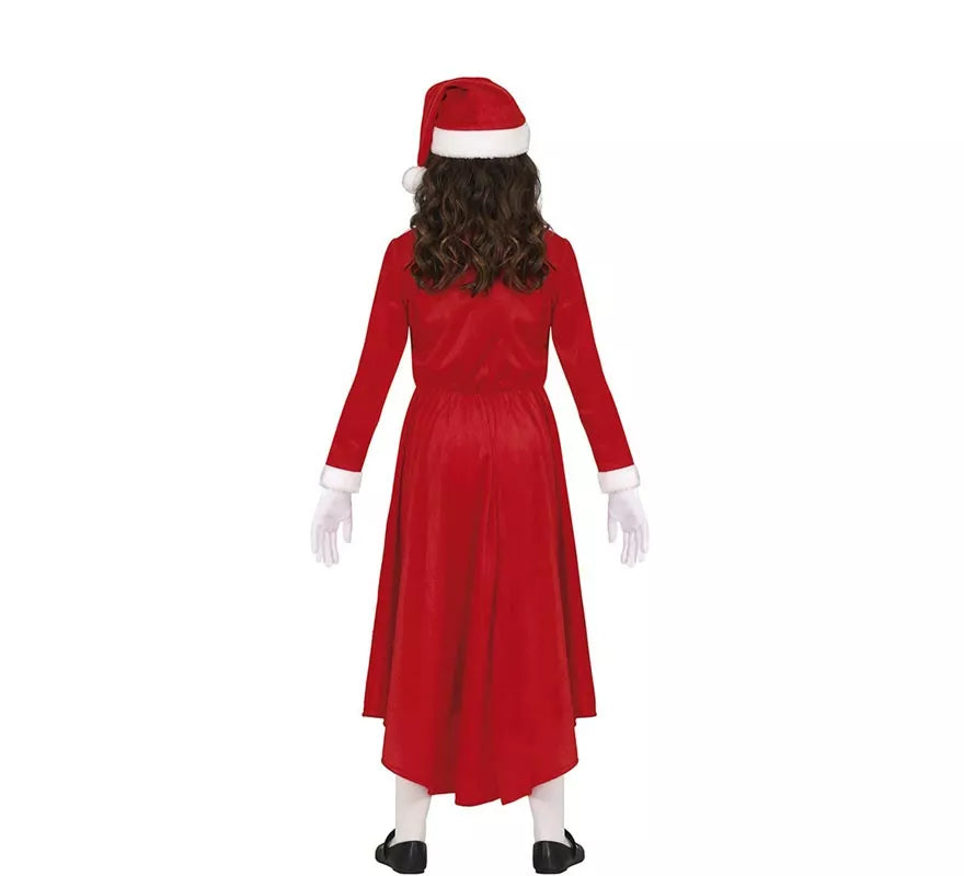 Translation missing: pt-PT.Disfraz de Mamá Noel en vestido largo para niña