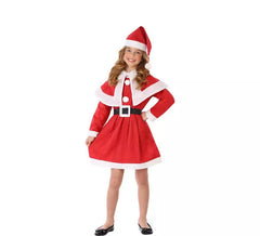 Fato de papai noel para rapariga