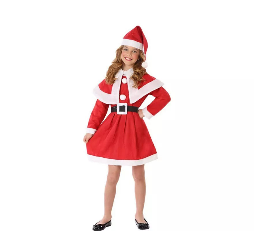 Translation missing: pt-PT.Disfraz de Mamá Noel para niña
