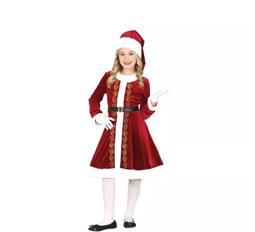 Translation missing: pt-PT.Disfraz de Mamá Noel para niña