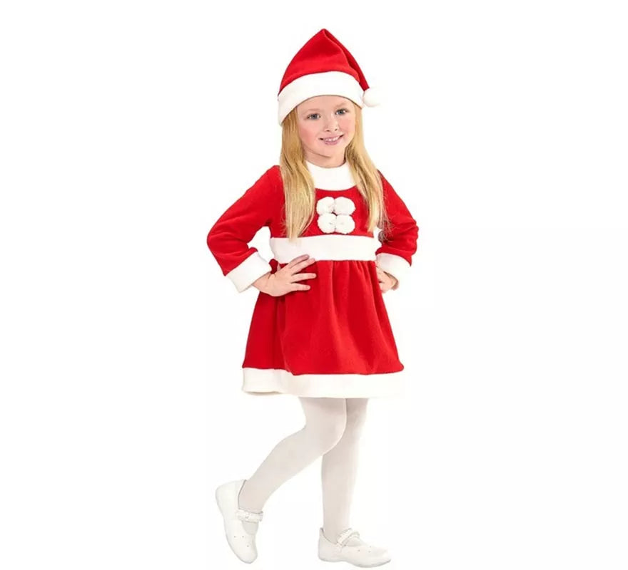Translation missing: pt-PT.Disfraz de Mamá Noel para niña y bebé