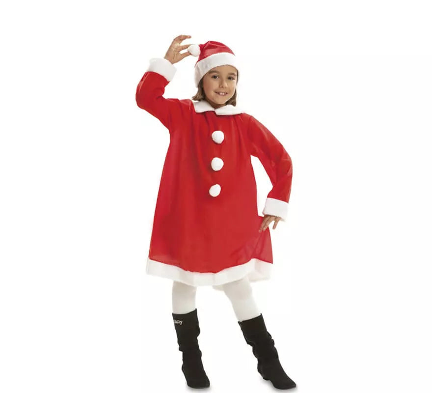 Translation missing: pt-PT.Disfraz de Mama Noel para niña y bebé