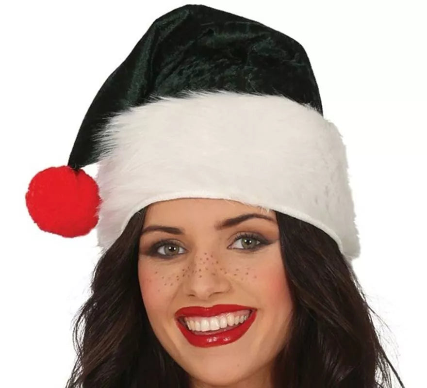 Translation missing: pt-PT.Disfraz de Mamá Noel verde con chaqueta para mujer