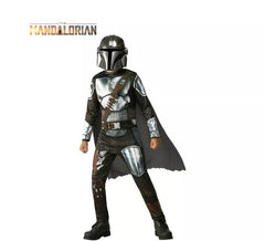 Fato de Star Wars Classic Mandalorian com capa para menino