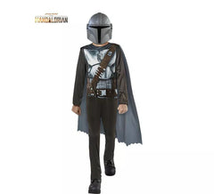 Fantasia Mandalorian Star Wars Opp com máscara para criança