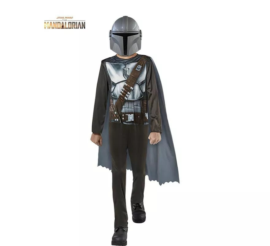 Translation missing: pt-PT.Disfraz de Mandalorian Star Wars Opp con máscara para niño