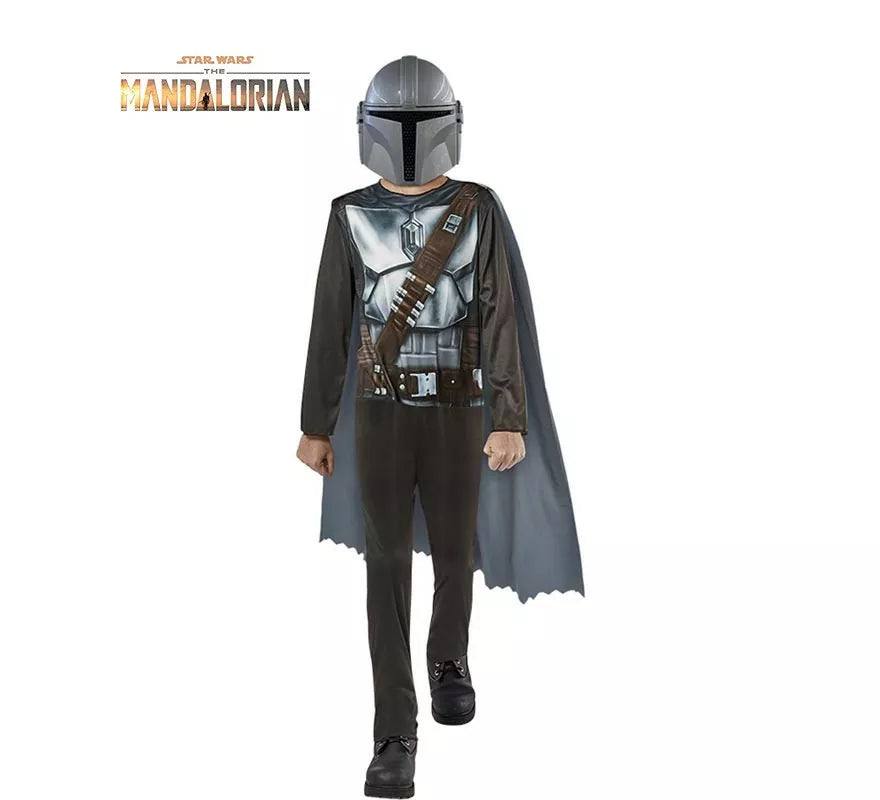 Translation missing: pt-PT.Disfraz de Mandalorian Star Wars Opp en caja con máscara para niño