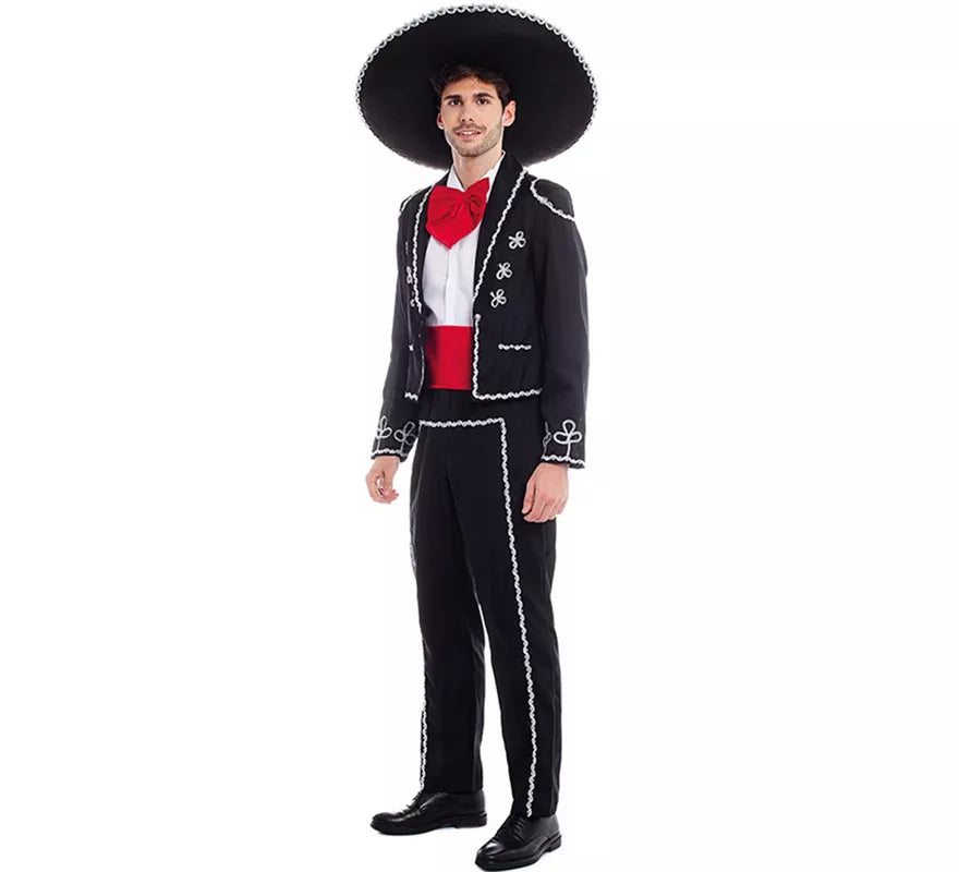 Translation missing: pt-PT.Disfraz de Mariachi Mexicano Cantante Charro para hombre