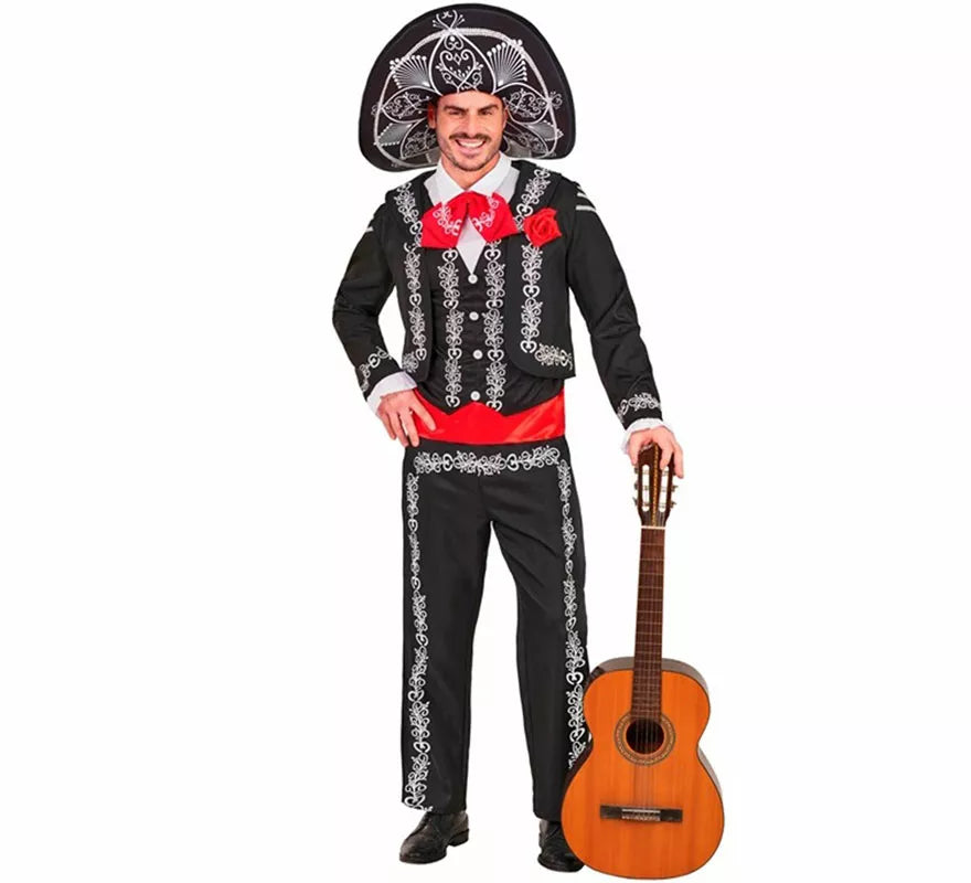 Translation missing: pt-PT.Disfraz de Mariachi Día de los Muertos para hombre