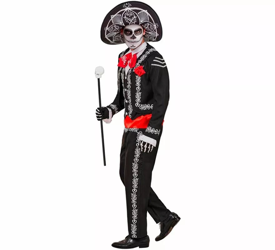 Translation missing: pt-PT.Disfraz de Mariachi Día de los Muertos para hombre