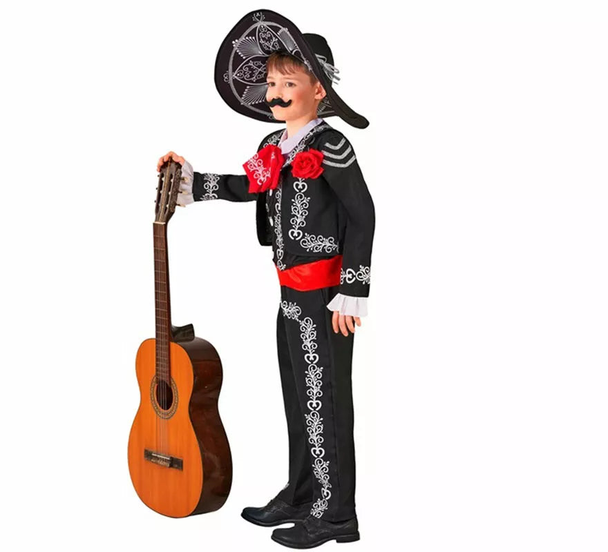 Translation missing: pt-PT.Disfraz de Mariachi Día de los Muertos para niños