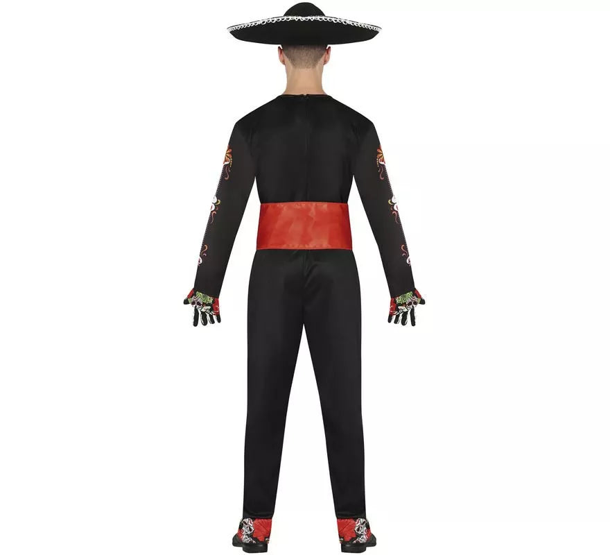 Disfraz de Mariachi Esqueleto para hombre
