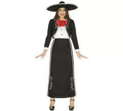 Fato de Mariachi mexicano para mulher