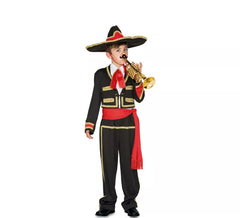 Fato de Mariachi mexicano para criança