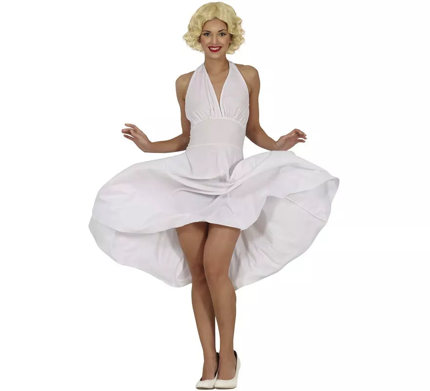 Translation missing: pt-PT.Disfraz de Marilyn Monroe Vestido blanco para mujer